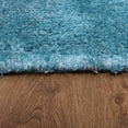 thumbnail image 6 of RUGSOTIC Carpets 9'x12' Rectangle Hand Tufted Shag Polyester Handmade Turquoise White Solid Area Rugs for Living Room Bedroom K00111, 6 of 8