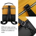 thumbnail image 6 of Breast Pump Bag Cooler Compartment for Breast Pump - Middle Size Cooler Bag Double Layer Pumping Bag for Working Outdoor Mom(Black&Yellow), 6 of 8