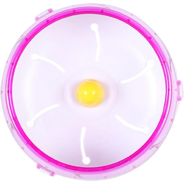 Yazoeia Roue d'Exercice Réglable en Hauteur pour Hamster, Jouet de Course pour Hamster, Cage à Disques pour Petits Animaux, Accessoires pour Hamster, Roue d'Exercice pour Intérieur