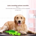 thumbnail image 3 of Juguete para perros con chirrido de cocodrilo - Caucho natural suave (látex) para cachorros Fetch Ndcxsfigh Nuevos Originales, 3 of 9
