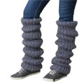 thumbnail image 2 of Women's Solid Knit Leg Warmers Y2K 80s Long Socks Harajuku Japanese Leggings Gaiters Gothic Lolita Accessories (Black,One Size 2 of 11