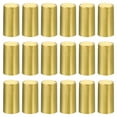 thumbnail image 1 of Unique Bargains Bouchon Rétractable en PVC avec Languette pour Bouteille de Vin, 120 Pcs 30x60mm Couverture Rétractable Ton Or, 1 of 5