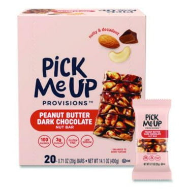 Deathwish Coffee PM62796CC Nut Bars, Peanut Butter Dark Chocolate, 0.7 Oz Bar, 20/box