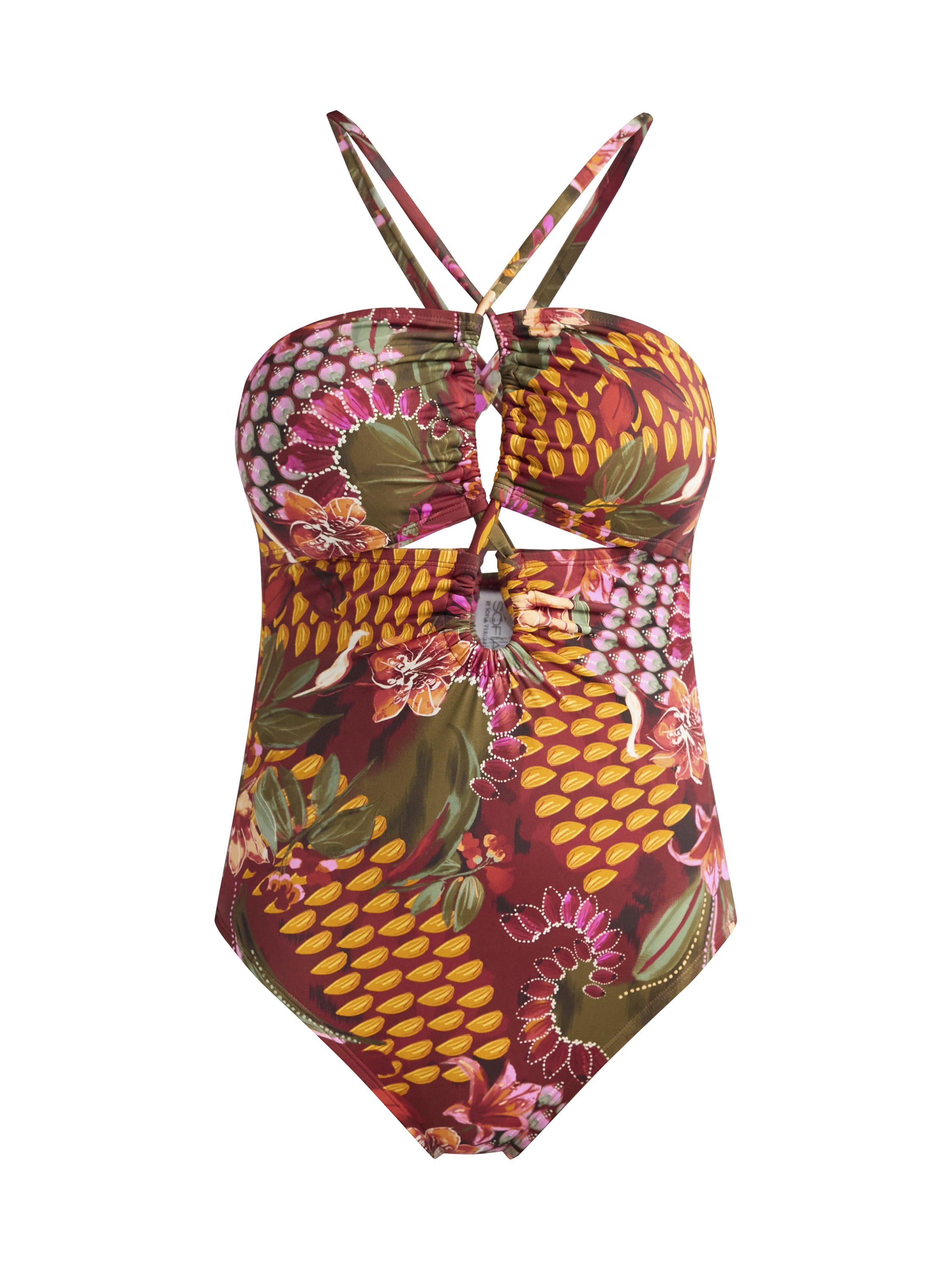 Sofia by Sofia Vergara Women's and Women's Plus Claudia One Piece Swimsuit, Sizes XS-3X