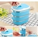thumbnail image 3 of Fiambrera Bento aislada, cierre hermético con clip y materiales aptos para uso alimentario para comidas saludables, 3 of 6
