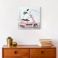 thumbnail image 4 of Creative Products French Poodle Scooter 12x12 Canvas Wall Art, 4 of 5