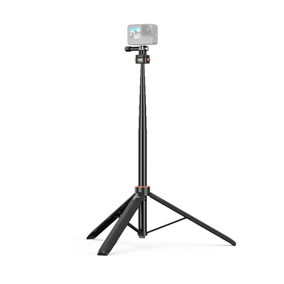 VRIG Magnetic Selfie Stick Tripod: VRIG AC-04s 160cm Extendable Aluminum Alloy Design, Lightweight & Sturdy for Perfect Shots, Quick Release Mount Head & Portable for Travel Use