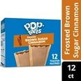 thumbnail image 2 of Kelloggs Pop-Tarts Frosted Brown Sugar Cinnamon Toaster Pastries 12 ct - Pack of 3 & Lotus Biscoff Cookie - 0.2 Oz - 1 ct, 2 of 5
