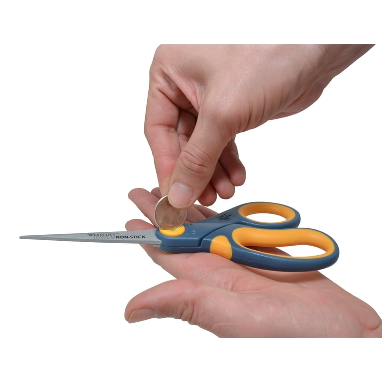 Westcott Titanium Bonded All-Purpose Scissors, 8", 2 Pack photo 7