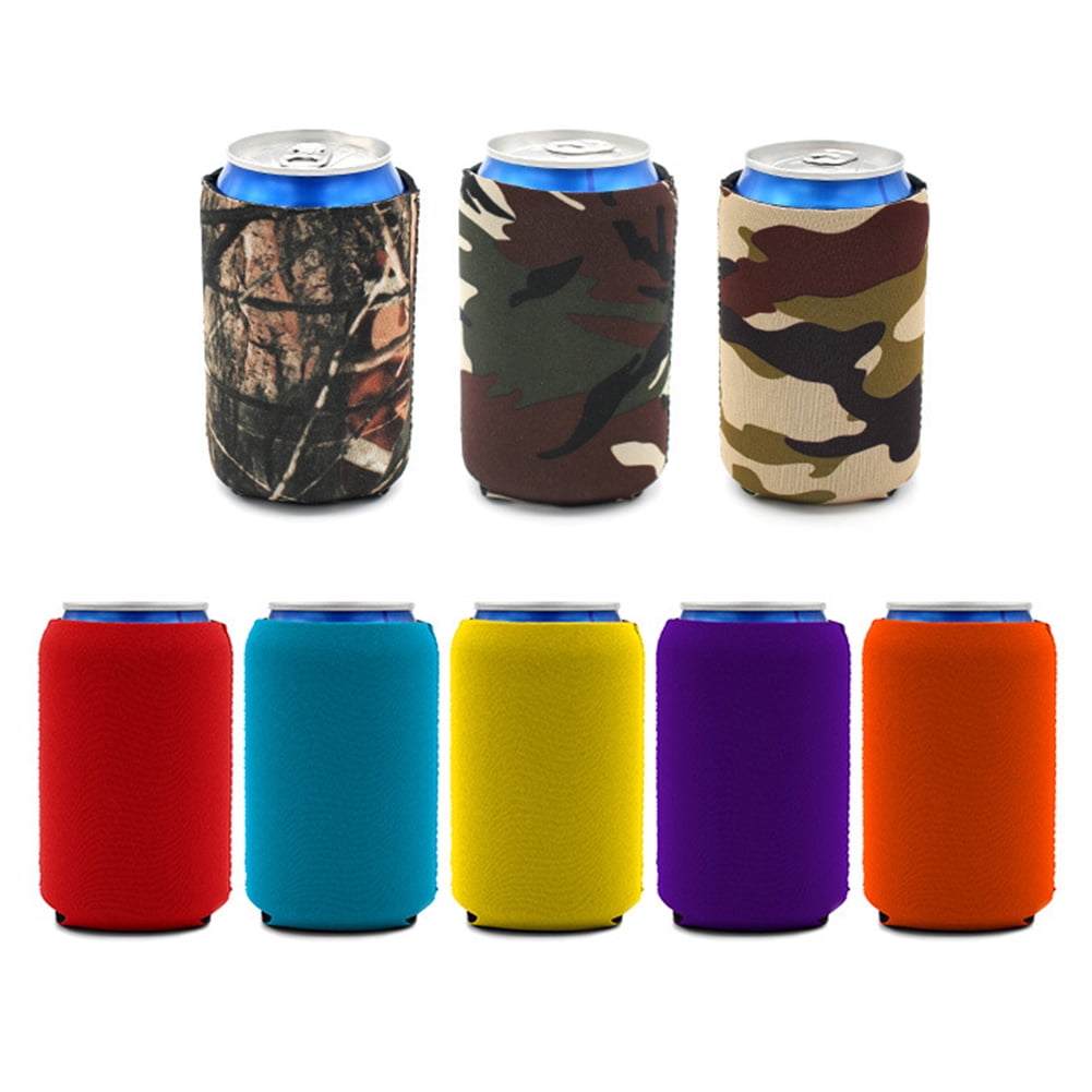 Red Bottle Sleeve 330ml Soda Drink Can Cooler Coozy for Wedding Favors Accs 
