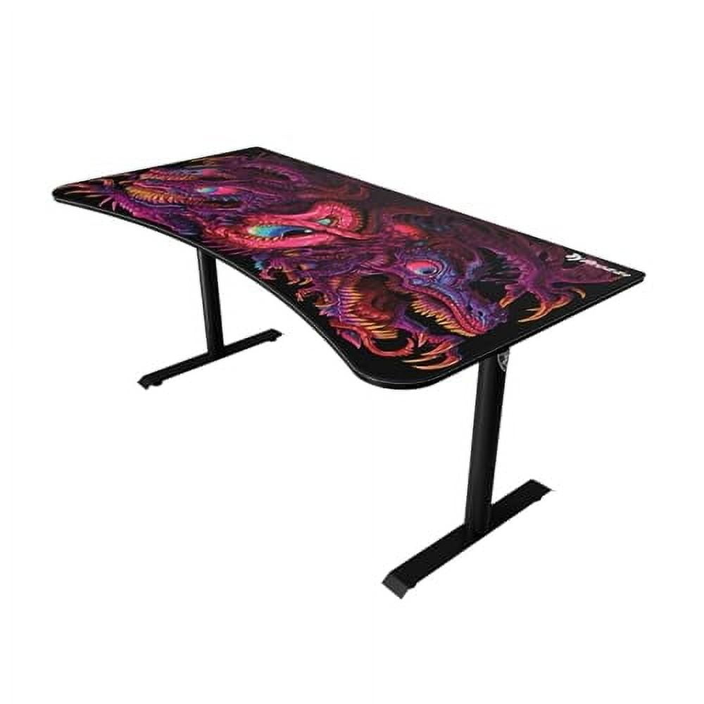 Arozzi Arena Gaming Desk Mat, Full Surface Custom Desk Pad, Interchangeable, Water Resistant & Washable Computer Desk Mouse Pad with Stitched Edges (D045)