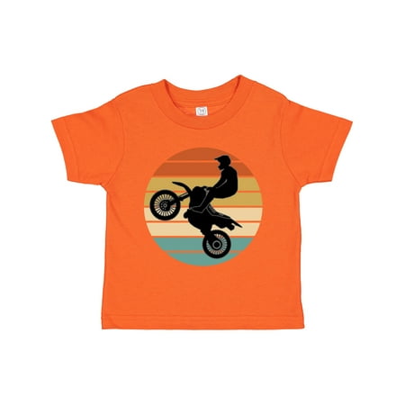 

Inktastic Dirt Biking Motocross Retro Gift Toddler Boy or Toddler Girl T-Shirt