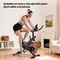 thumbnail image 2 of Bicicleta para Ejercicio Formil De 6 Kg Para Fitness Y Aeróbic En Casa Con Pantalla Digital Y Transmisión Por Correa En Negro Y Rojo Bicicleta Fija, 2 of 8