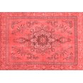 thumbnail image 1 of Ahgly Company Machine Washable Indoor Rectangle Abstract Red Modern Area Rugs, 2' x 4', 1 of 4