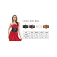 thumbnail image 2 of Hanerdun Women Lace-up Corset Waist Belt Stretch Wide Belts for Dress Cinch Waistband Tan XL, 2 of 8