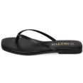 thumbnail image 3 of Sandalia SKETOE de punta cuadrada, cuero vegano, ligera, negra, 3 of 6