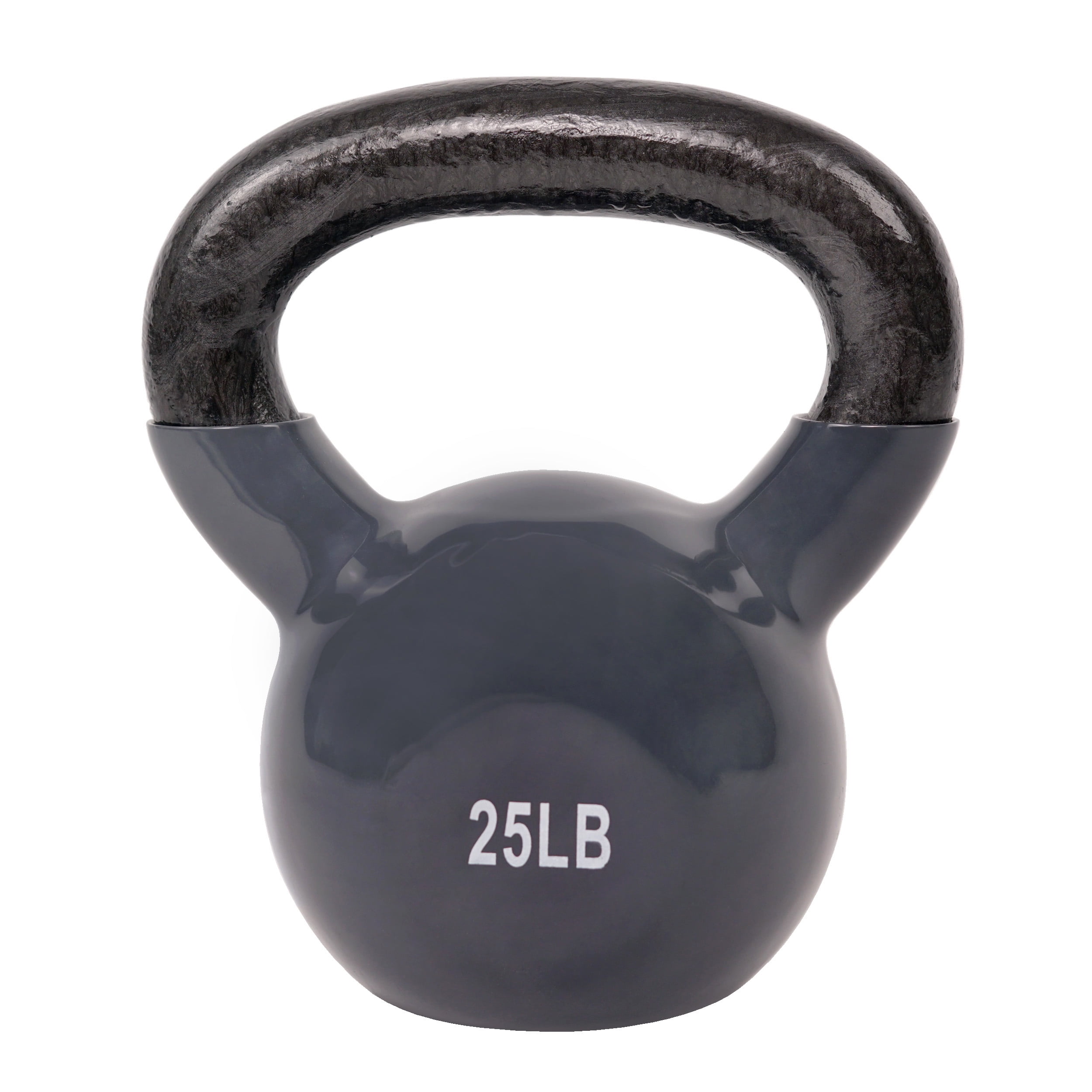 Sunny Health & Fitness No. 06625 Vinyl Coated Kettlebell 25 lbs