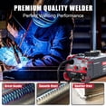 thumbnail image 4 of Soldadora AWT 140A MIG de Núcleo de Fundente, Máquina de Soldar 3 en 1 (MIG/Electrodo/TIG por Contacto), Equipo de Soldadura Portátil sin Gas 110V con Inversor IGBT y Sinergia, 4 of 8