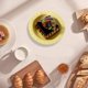 thumbnail image 4 of Bandeja de frutas de gran capacidad de 20 cm | Bandeja de plástico multicolor para servir aperitivos, ideal para cocina y fiestas | Opciones en beige, amarillo y blanco, 4 of 6