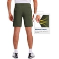 thumbnail image 3 of PULI Men’s Golf Shorts 9" Inseam Stretch Water-Resistant Quick Dry 5 Pockets Casual Travel Hiking, 3 of 7