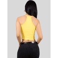 thumbnail image 3 of Blusas Mujer Casual Camiseta Dama Blusa Crop Top Strec UNITALLA, 3 of 5