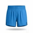 thumbnail image 6 of Mnuaqn Women's Athletic Shorts High Waisted Running Short Pocket 2.5" Sporty Shorts Gym Workout Shorts (Sky Blue, XXL), 6 of 9