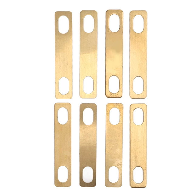 Guitare Cou Laiton Shim, Durable Match Tailleur Setup Protection 0.2mm 0.5mm 1mm Épaisseur Guitare Cou Réparation Cales pour Augmenter l'Angle de Réglage