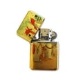 thumbnail image 1 of KuzmarK Gold Windproof Flip Top Lighter -  Pirate Cats and Rat Art by Denise Everyâ¢, 1 of 1