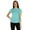 Aqua Blue, variant on Solid Short Sleeve T-Shirt For Womens Casual Regular Fit Basic Soft T-shirts