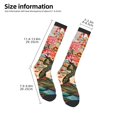 thumbnail image 2 of Sigee Butterflies And Flowers Painting for Socks for Men Women Socks Stocking Compression Socks, 2 of 6