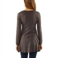 thumbnail image 3 of Women's Long Sleeve Scoop Neck Tunic Top, 3 of 4