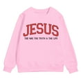 thumbnail image 5 of Zshosam Sweatshirts for Teens Girls Trendy Kids Toddler Boys Girls Outfit Print Long Sleeve Sweatshirt Pullover Shirt Fall Winter Clothes,Pink 4 Years, 5 of 5