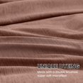 thumbnail image 5 of Queen Comforter Set - 7 Pieces Cationic Dyeing Terracotta Bed in a Bag Queen Bedding Sets with Comforter, Sheets, Pillowcases & Shams, Reversible Bedding Comforters Sets, 5 of 6