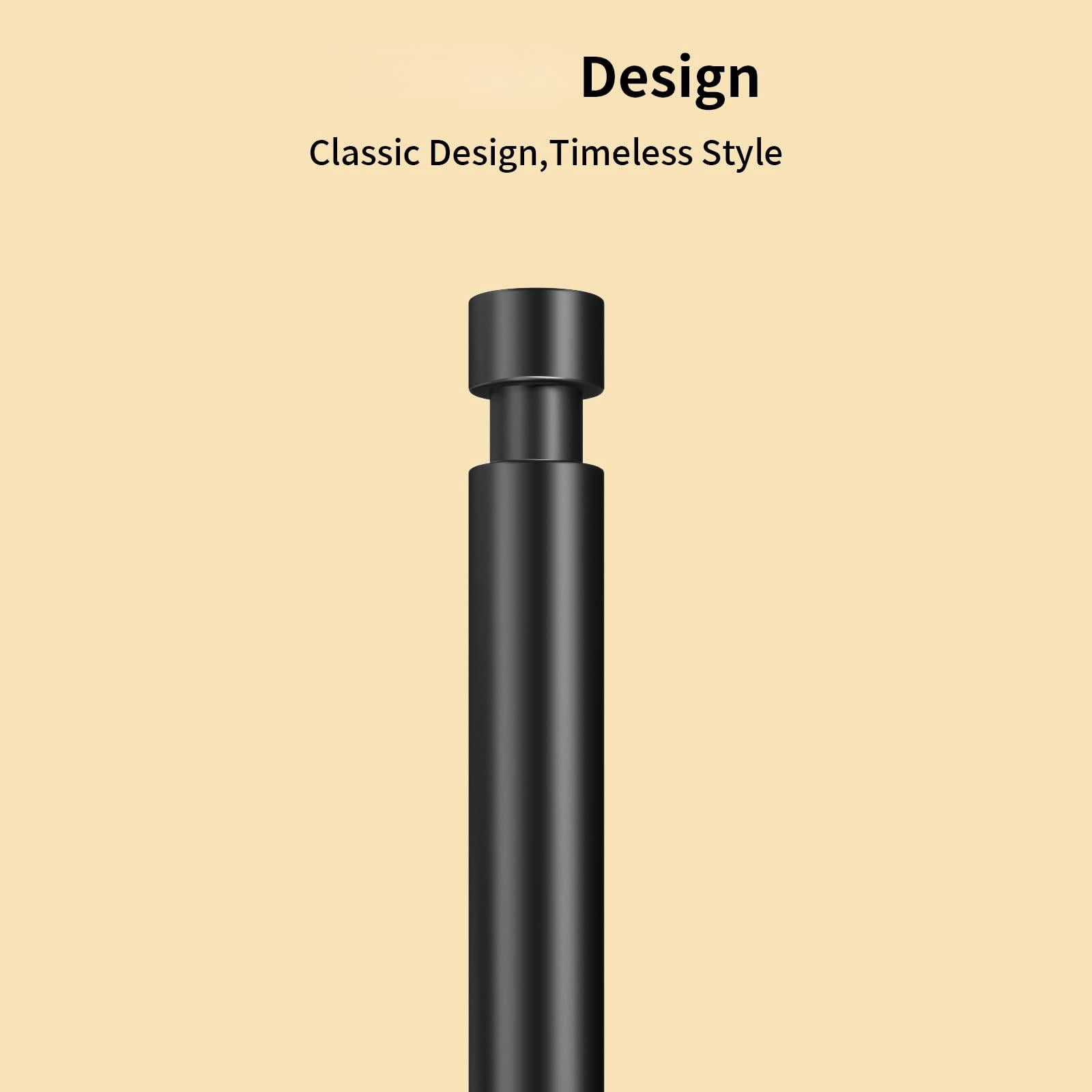 Paper Towel Holder Countertop  Black With Weighted Base Non Slip Standing Roll For Kitchen Bathroom Stainles Steel (matte Black)