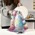 thumbnail image 6 of Beautiful Easter Eggs Kitchen Dish Towel Set,Drying Kitchen Towels Tea Towels Gift Set for Drying Cleaning Cooking Baking 4Pcs Wash cloth, 6 of 7