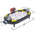 thumbnail image 3 of Gamie Air Hockey Tabletop Mini Game, Desktop Sports Game with Mini Hockey Table, 2 Pucks, and Scoreboard, Fun Indoor Games for Home, Office, Best Gift Idea for Kids, 3 of 7