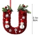thumbnail image 3 of Decoraciones Del Árbol de Navidad Decoración Del Árbol de Navidad de 26 Letras Colgante Ornamentos Del Árbol de Navidad Ornamentos de Navidad Personalizados Decoración de Navidad Decoración Colgante D, 3 of 6