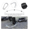thumbnail image 4 of KAKOWELY 1pc T-bar Row Platform Eyelet Attachment with Chain for Bent Over Row Exercise,16.93"X4.53"X2.36", 4 of 5