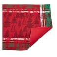 thumbnail image 3 of Fennco Styles Christmas Tree Plaid Design 100% Cotton Placemats 13 x 19 Inch, Set of 4 - Red Table Mats for Home, Holiday, Family Gathering and Special Ocassion, 3 of 3