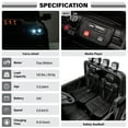 thumbnail image 4 of VOLTZ TOYS RAM Licensed RHO 1500 24V 2 Seater Ride-On Truck for Kids, 4 of 6
