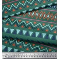 thumbnail image 3 of Soimoi Poly Georgette Fabric Geometric African Print Fabric by Yard 42 Inch Wide, 3 of 3