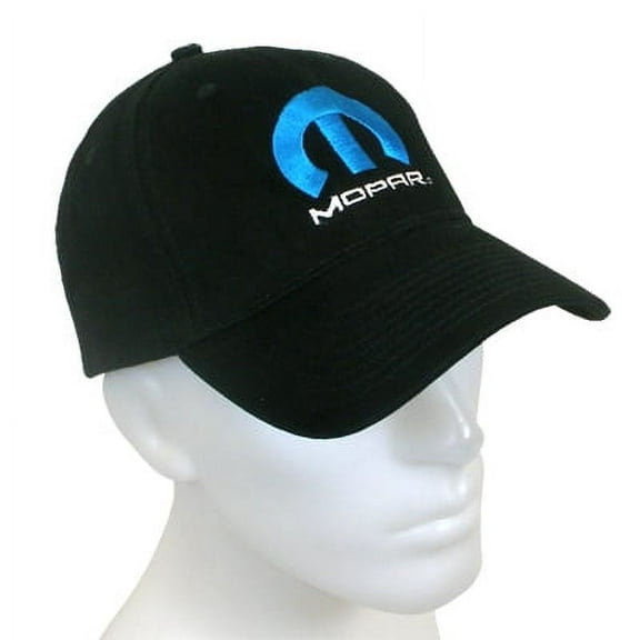 Mopar Logo Black Baseball Cap