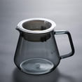 thumbnail image 2 of Coffee Pot Carafe Coffee Brewer, Reusable Heat Resistant Coffee Maker for Kitchen Supplies , 300ml, 2 of 8