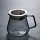 thumbnail image 2 of Cafetera, hervidor de agua, jarra para preparar café, cafetera exprés reutilizable y resistente al calor 300ml, 2 of 8