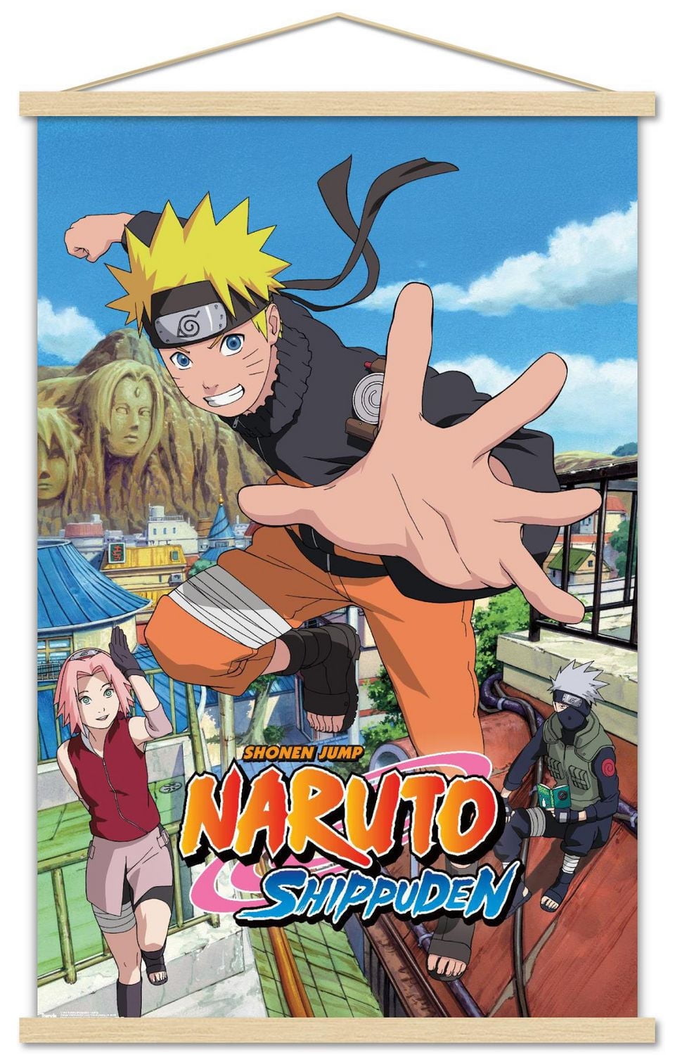 Naruto Shippuden - Jump Wall Poster, 22.375" x 34"