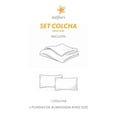 thumbnail image 4 of Coordinado Dalfiori Nembus Gris King Size | Colcha y Fundas decorativas | Microfibra Ultrasuave, 4 of 6