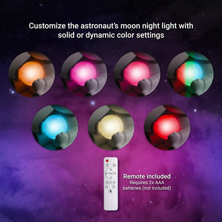Xtreme Lit Astronaut Galaxy Projector Light with Remote Control