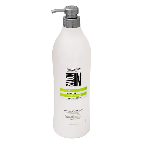 Salon iN Recamier Professional  Pro Keratin Ultra Force Hair Conditioner  33.8 Oz