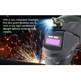 thumbnail image 3 of Meoldis Auto Darkening Welding Helmet with LED Light, True Color Welding Mask with Wide View LCD, 4-Sensor Professional Welding Hood for TIG MIG Stick Arc Welding, Grinding & Cutting, 3 of 9