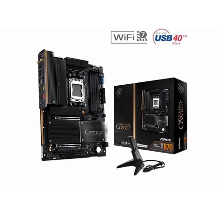 ASRock X870 TAICHI CREATOR AM5 AMD X870 ATX Motherboard